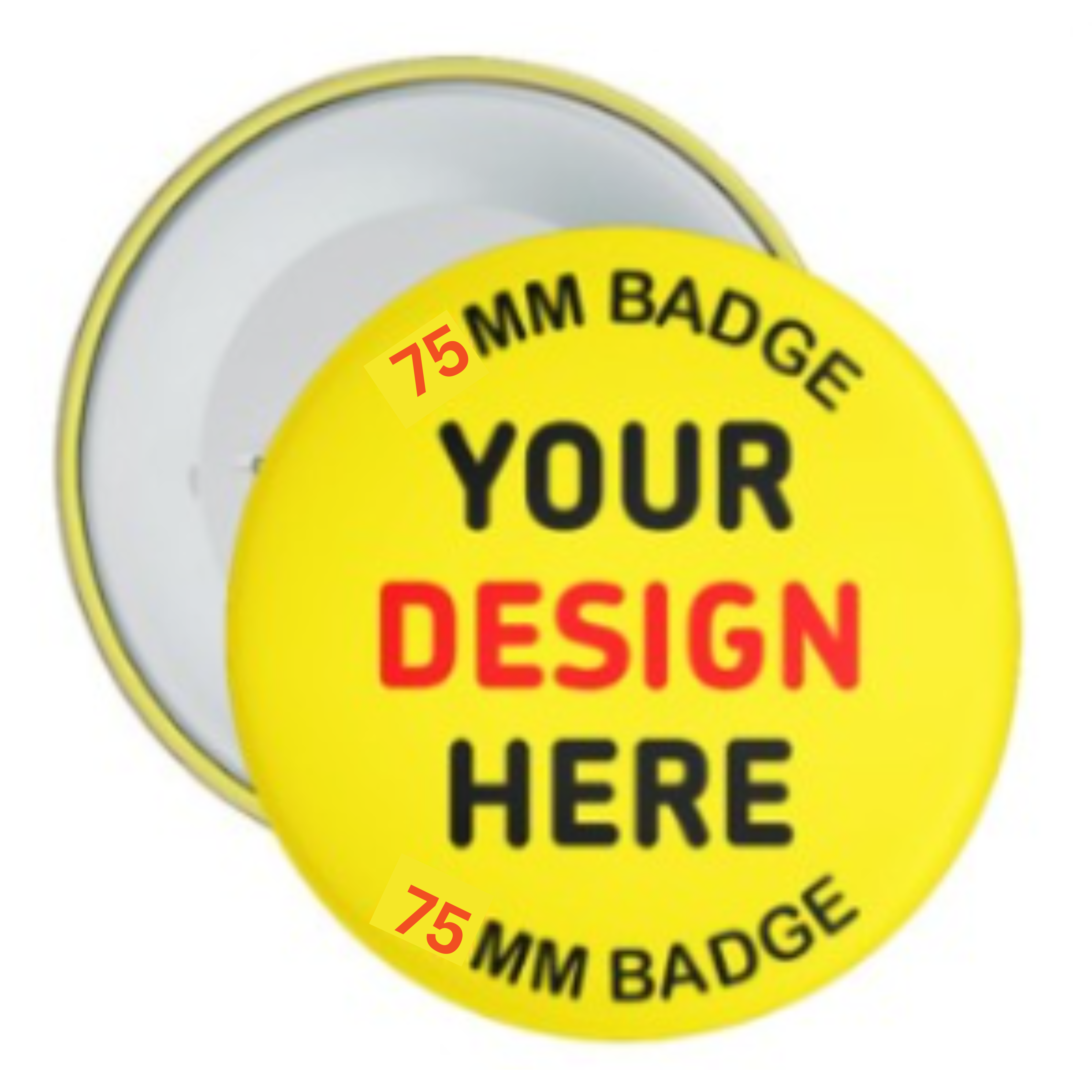 75mm Custom Badge