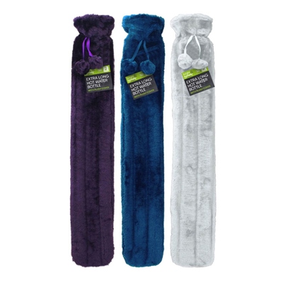 Extra Long Plush Hot Water Bottle