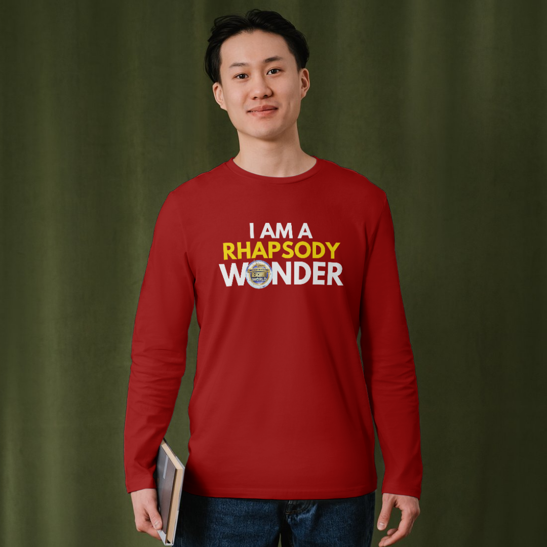 'I Am A Rhapsody Wonder' Long Sleeve Tee